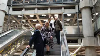 people in Lloyds building