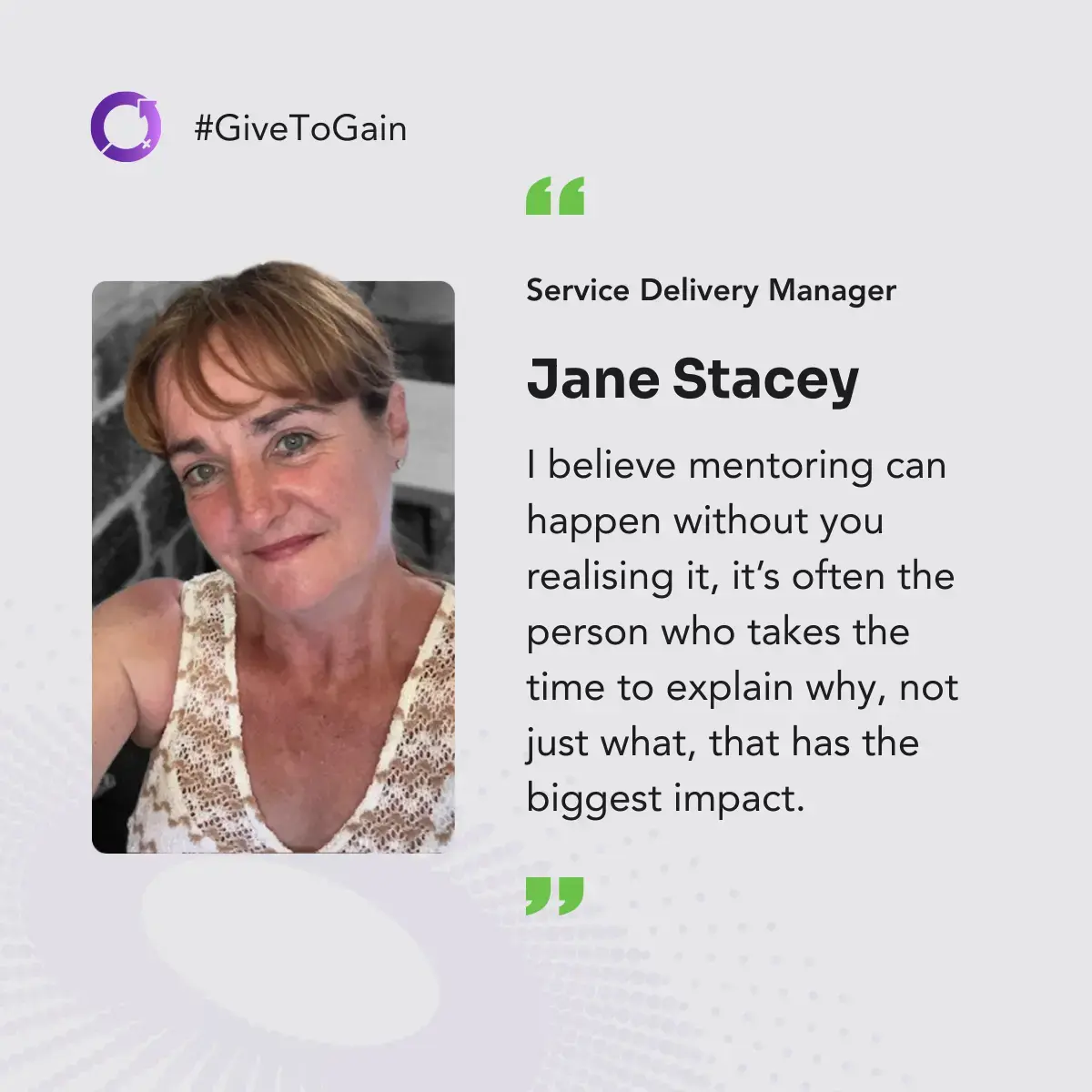 Jane Stacey IWD