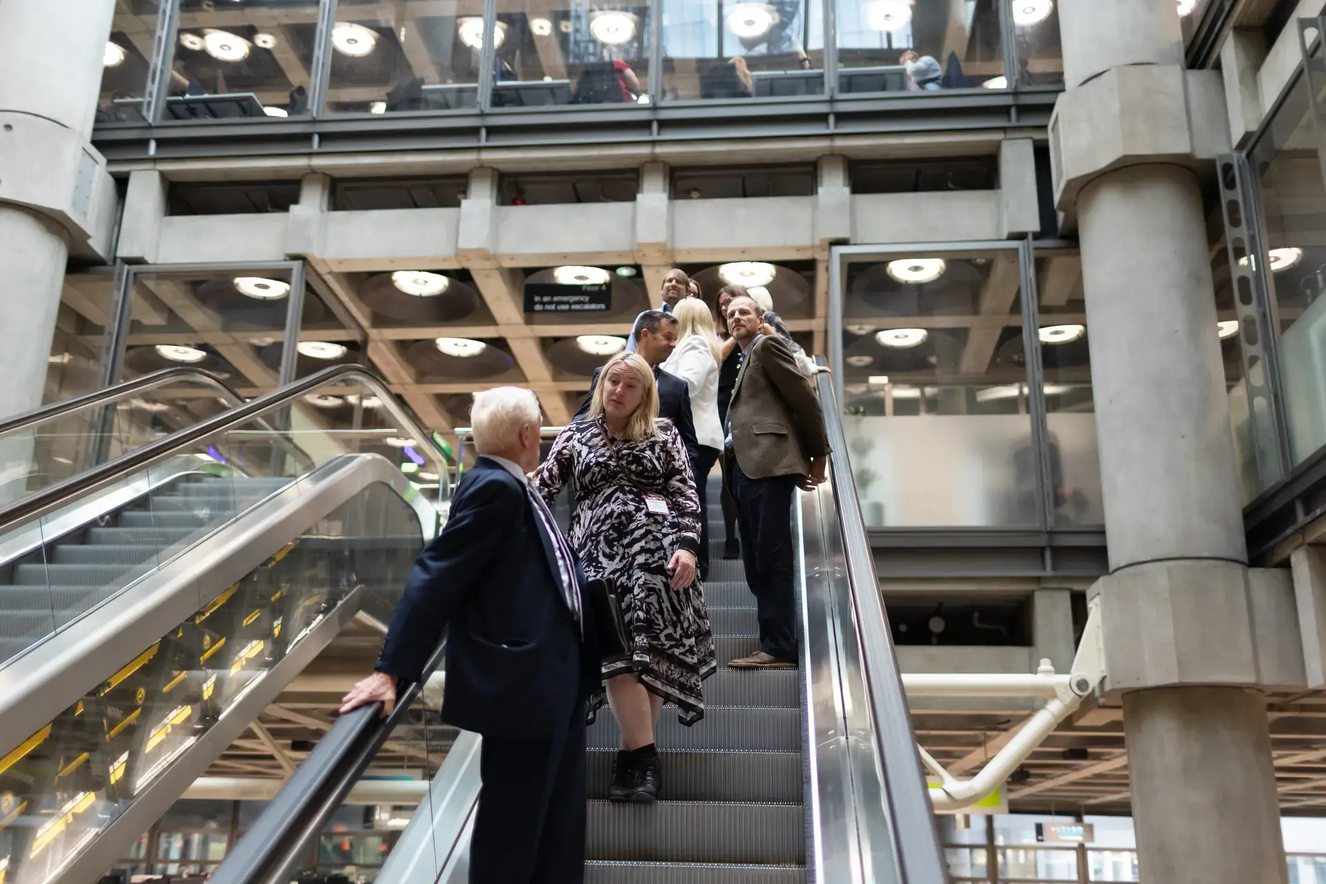 people in Lloyds building