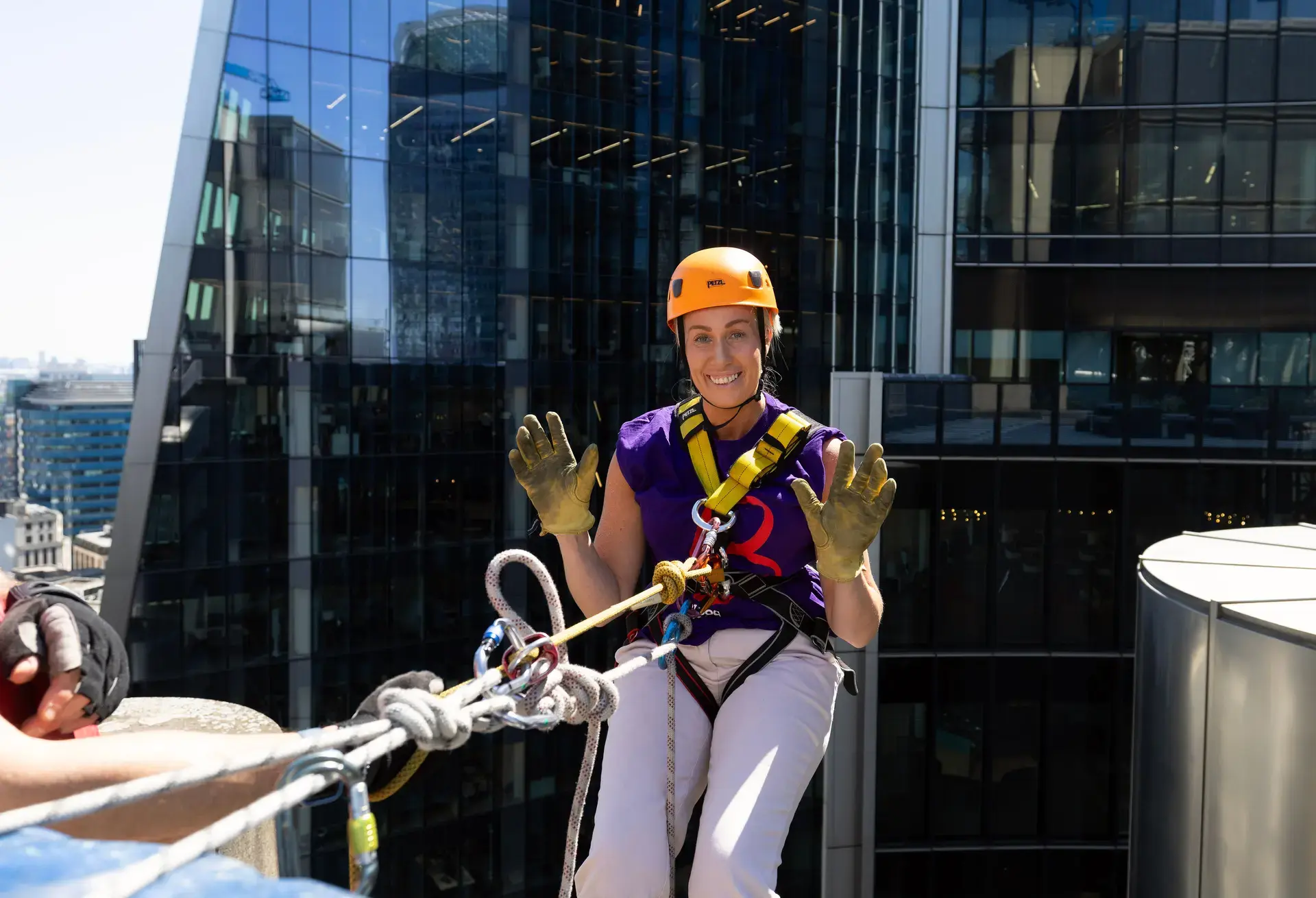 Linsey Cranfield Abseil