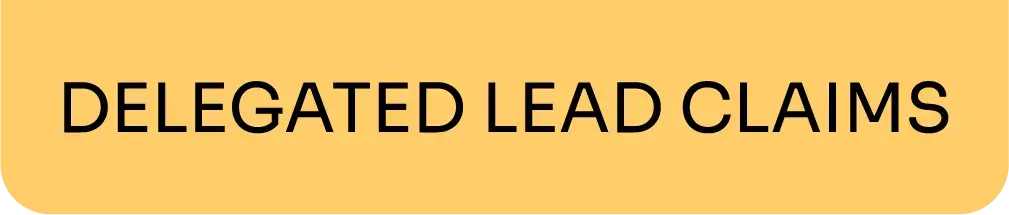 Delegated lead claims tab 