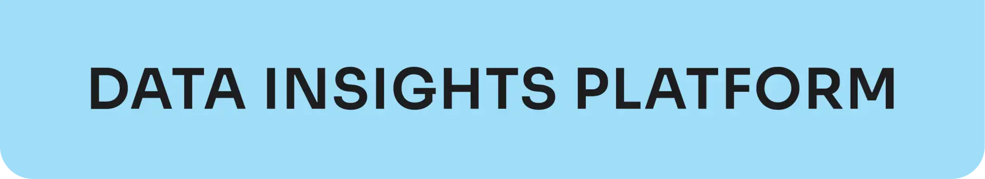 Data Insights platform 
