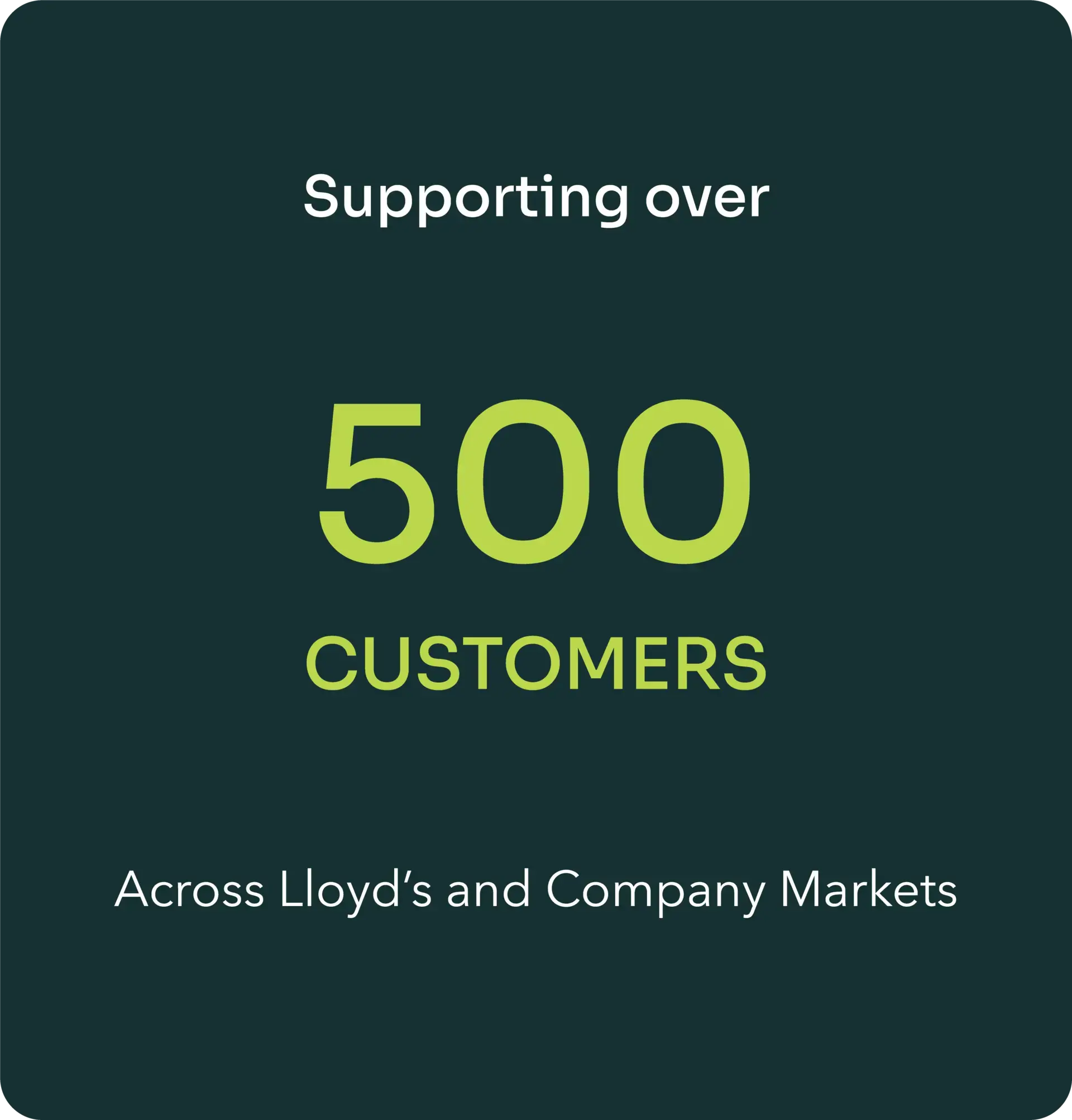 500 customers