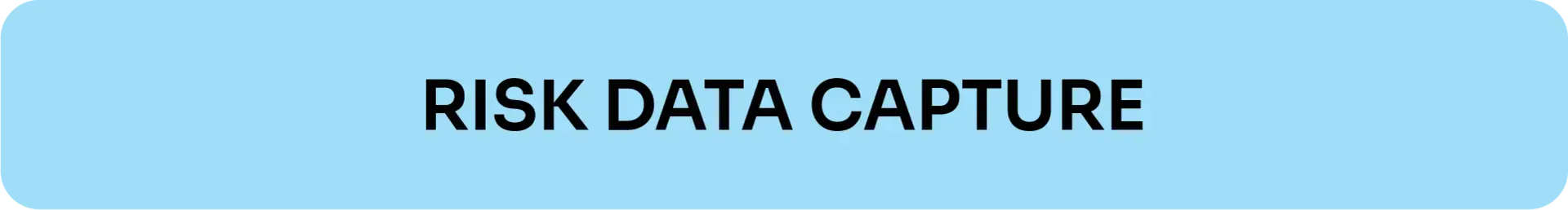 Risk data capture tab 
